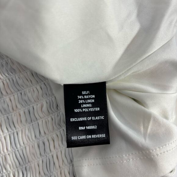 Torrid Smocked Back Tank Blue Yellow Striped Size 1 (14/16) Plus Size Top - Picture 7 of 9